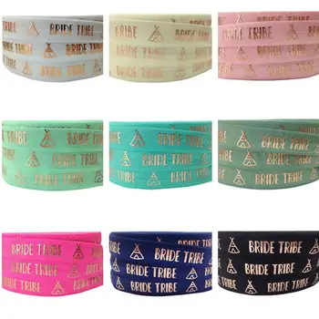 10Y Teepee Bride Tribe Print Fold Over Elastic 5/8" Rose gold FOE Ribbon Webbing For Wedding Gift Hair Band Accessories
10Y Teepee Bride Tribe Print Fold Over Elastic 5/8" Rose gold FOE Ribbon Webbing For Wedding Gift Hair Band Accessories