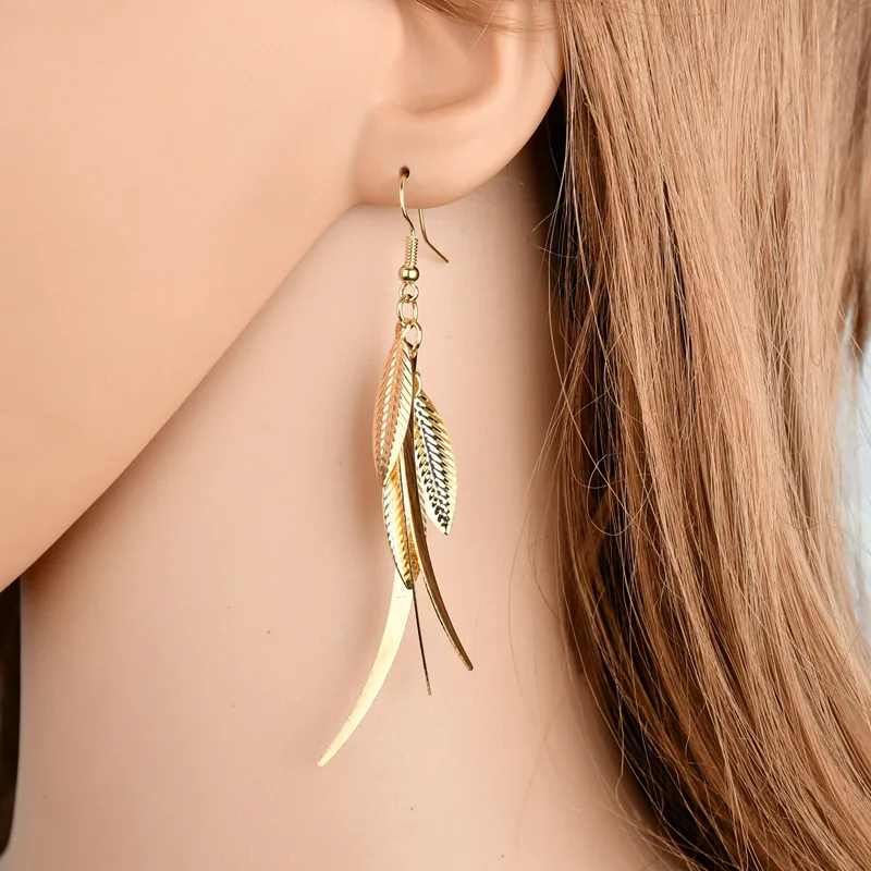 Terreau Kathy 2017 New Fashion Dangle Long Earrings For Women Romantic Tree Leaves Matte Earrings Bijouterie Hot Sale
Terreau Kathy 2017 New Fashion Dangle Long Earrings For Women Romantic Tree Leaves Matte Earrings Bijouterie Hot Sale