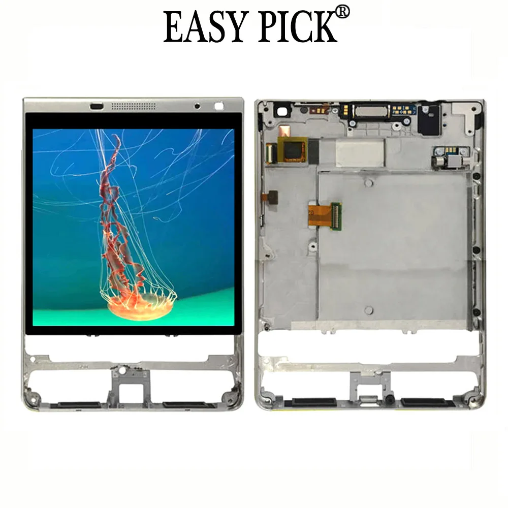 For Blackberry Passport Silver Edition LCD Display Touch Screen Digitizer Assembly Replacement With Frame
For Blackberry Passport Silver Edition LCD Display Touch Screen Digitizer Assembly Replacement With Frame