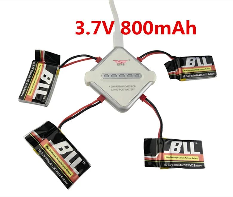 Sync Charging 4in1 5V/2A JST 3.7V 800mAh Battery Charger Adapter Kits For MJX X300 X400 X800 X400-2 FY550 1315 HJ819 Drone
Sync Charging 4in1 5V/2A JST 3.7V 800mAh Battery Charger Adapter Kits For MJX X300 X400 X800 X400-2 FY550 1315 HJ819 Drone