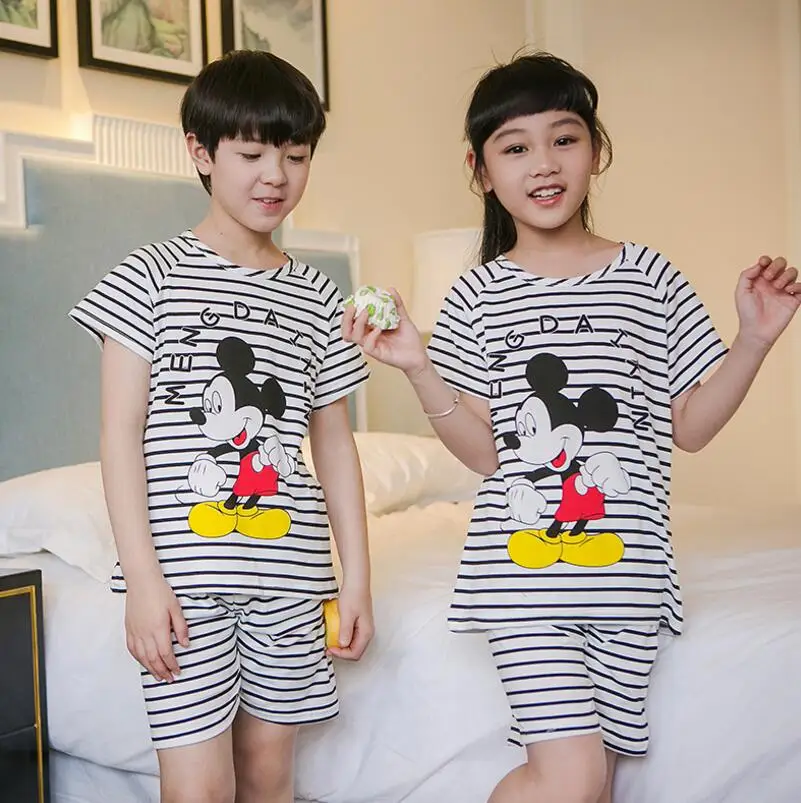Summer Boys Pajamas Sets Short Sleeve Cartoon Children Sleepwear Character Knitted Teenagers Pajama Sleepwear For Girls Kids
Summer Boys Pajamas Sets Short Sleeve Cartoon Children Sleepwear Character Knitted Teenagers Pajama Sleepwear For Girls Kids