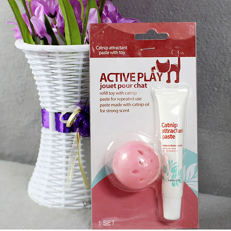 Pet Cat Natural Catnip Treat Ball Favor Home Chasing Toys Scratching Toy For Exercise Cats Playing Healthy Safe Edible Treating
Pet Cat Natural Catnip Treat Ball Favor Home Chasing Toys Scratching Toy For Exercise Cats Playing Healthy Safe Edible Treating