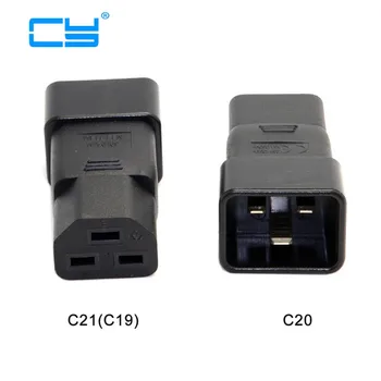 5pcies/lot IEC320 C20 to C21 C19 Male to Female Extension PDU UPS Power Adapter Rated 10A 250V
5pcies/lot IEC320 C20 to C21 C19 Male to Female Extension PDU UPS Power Adapter Rated 10A 250V
