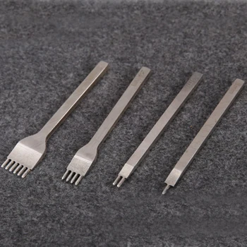 New Hot 4Pcs 4mm Prong Leather Craft Tools Hand Tool Hole Punches Stitching Punch Tool Leather Tools
New Hot 4Pcs 4mm Prong Leather Craft Tools Hand Tool Hole Punches Stitching Punch Tool Leather Tools