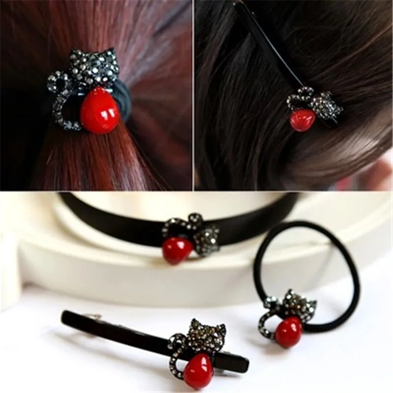 Women Rhinestones Cat Elastic Hair Bands Headband Hair Clips Hairpin Hairgrip Hair Hoop Hairband Girls Hair Accessories
Women Rhinestones Cat Elastic Hair Bands Headband Hair Clips Hairpin Hairgrip Hair Hoop Hairband Girls Hair Accessories