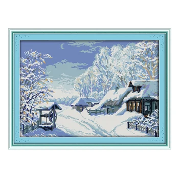 Joy Sunday cross stitch kits diy middle of winter DMC 14CT 11CT cotton fabric home hotel restaurant painting factory wholesale
Joy Sunday cross stitch kits diy middle of winter DMC 14CT 11CT cotton fabric home hotel restaurant painting factory wholesale