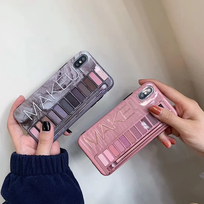 Simple Net Red Pink Eyeshadow Tray Phone Case for iphone 6 6s 7 8 Plus All inclusive softl Cover for iphone XS XR X XS Max
Simple Net Red Pink Eyeshadow Tray Phone Case for iphone 6 6s 7 8 Plus All inclusive softl Cover for iphone XS XR X XS Max