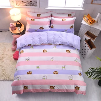 New good quality bedding lion animal monkey Hot Design quilt cover pink purple white sheets cute children twin full queen king
New good quality bedding lion animal monkey Hot Design quilt cover pink purple white sheets cute children twin full queen king