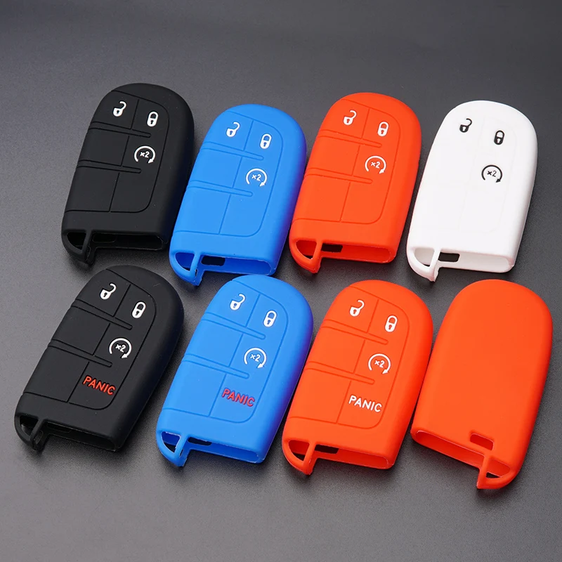 Silicone key fob case cover protect skin hood set for Jeep wrangler Cherokee compass Renegade 2017 2018 longitude Remote keyless
Silicone key fob case cover protect skin hood set for Jeep wrangler Cherokee compass Renegade 2017 2018 longitude Remote keyless