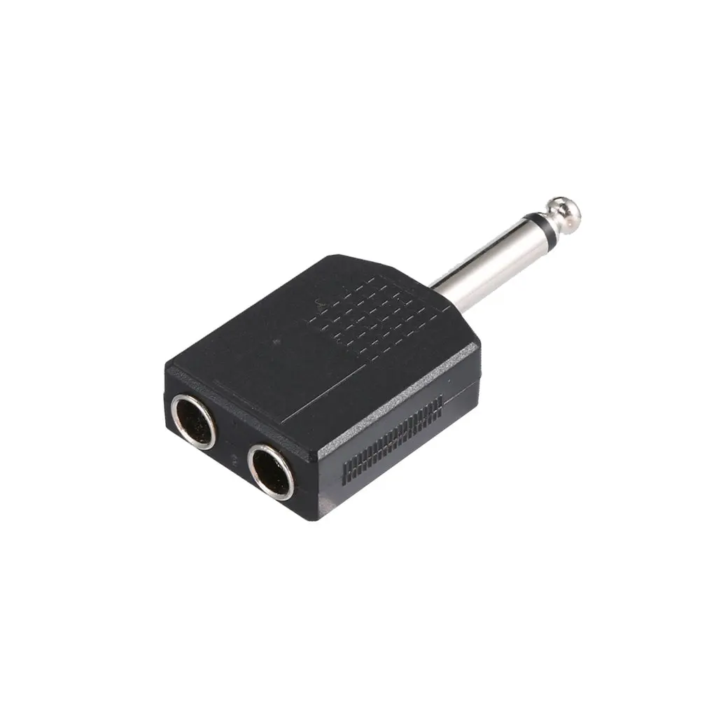 1 piece 6.35 mm 1/4 inch mono to 2 double 6.35 mm female Y splitter connector audio adapter
1 piece 6.35 mm 1/4 inch mono to 2 double 6.35 mm female Y splitter connector audio adapter