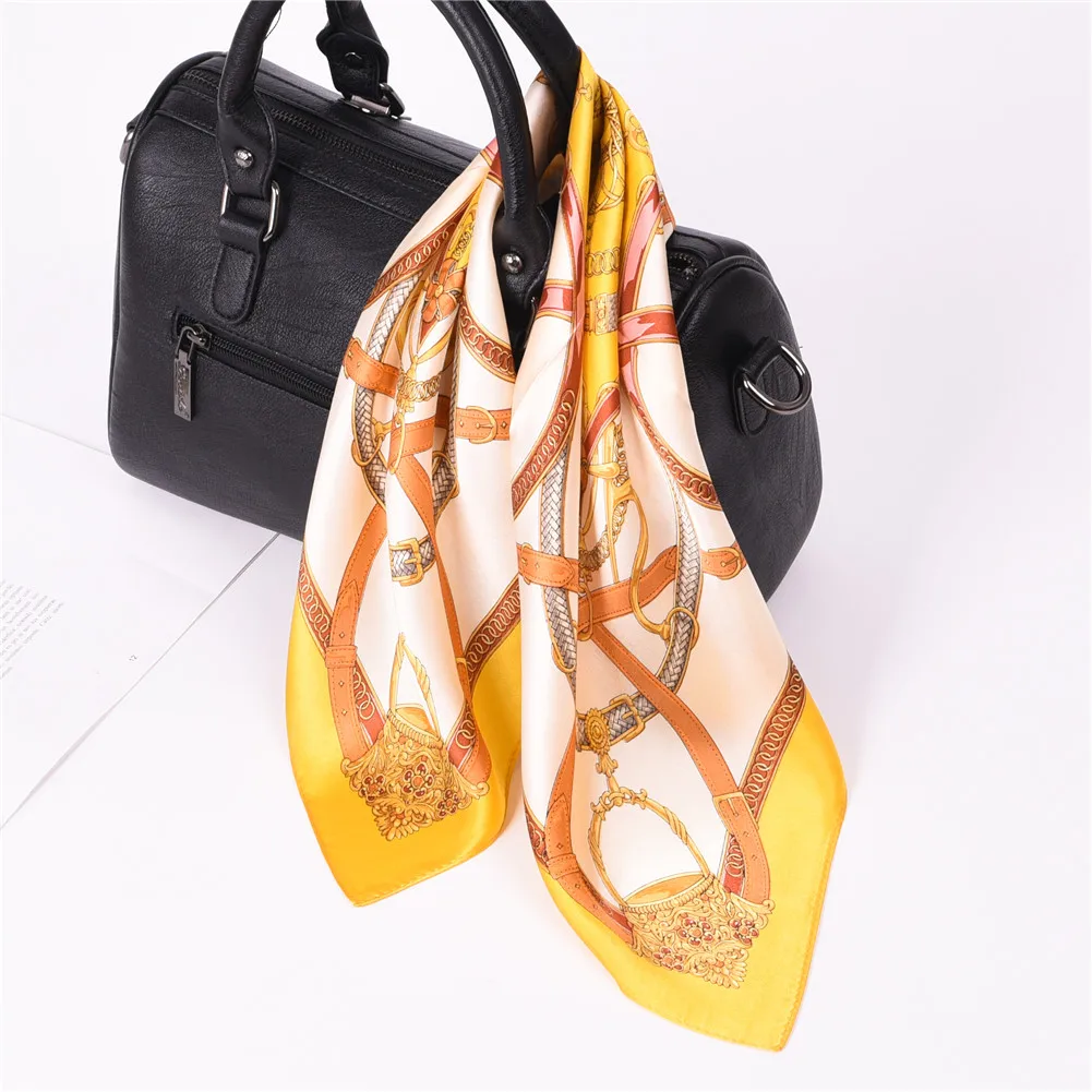 100% Pure Silk Scarf For Women 2018 Fashion Square Chain Print Neck Scarf Ladies Small Head Scarves 53*53cm
100% Pure Silk Scarf For Women 2018 Fashion Square Chain Print Neck Scarf Ladies Small Head Scarves 53*53cm