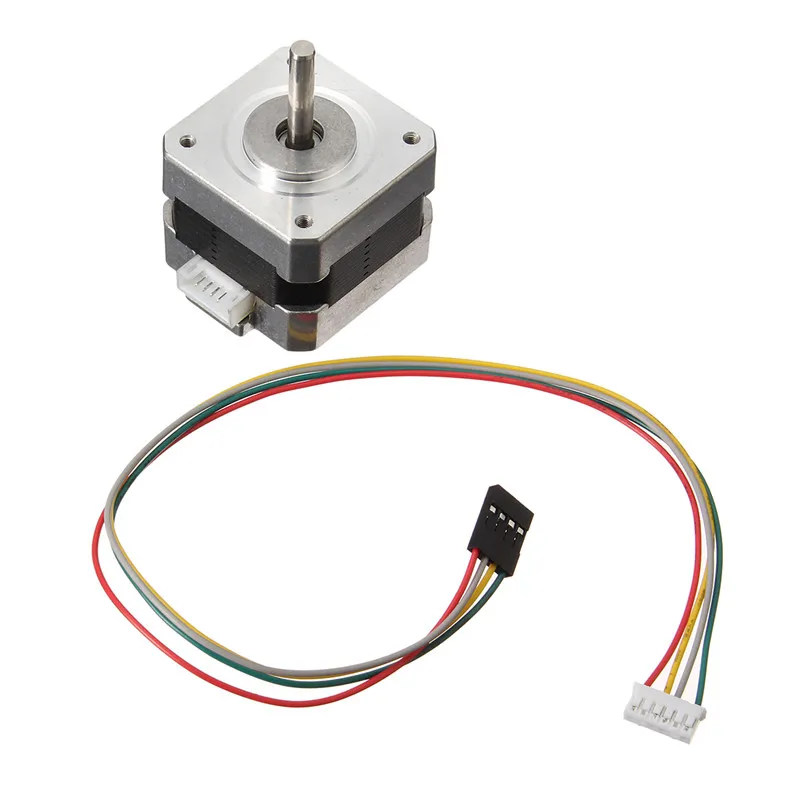 Nema 17 Stepper Motor bipolar 4 leads 34mm 12V 1.5 A 26Ncm(36.8oz.in) 3D printer motor 42SHD0001 Hot
Nema 17 Stepper Motor bipolar 4 leads 34mm 12V 1.5 A 26Ncm(36.8oz.in) 3D printer motor 42SHD0001 Hot