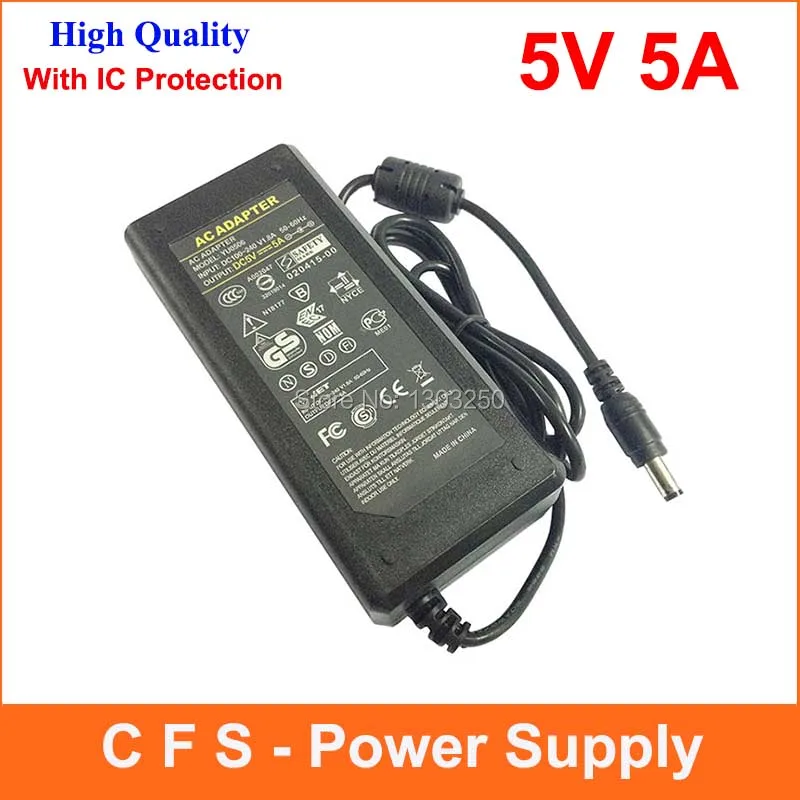 High quality AC 100V-240V Converter DC 5V 5A Power Supply 25W Adapter POE Charger With IC Protection 1pcs
High quality AC 100V-240V Converter DC 5V 5A Power Supply 25W Adapter POE Charger With IC Protection 1pcs