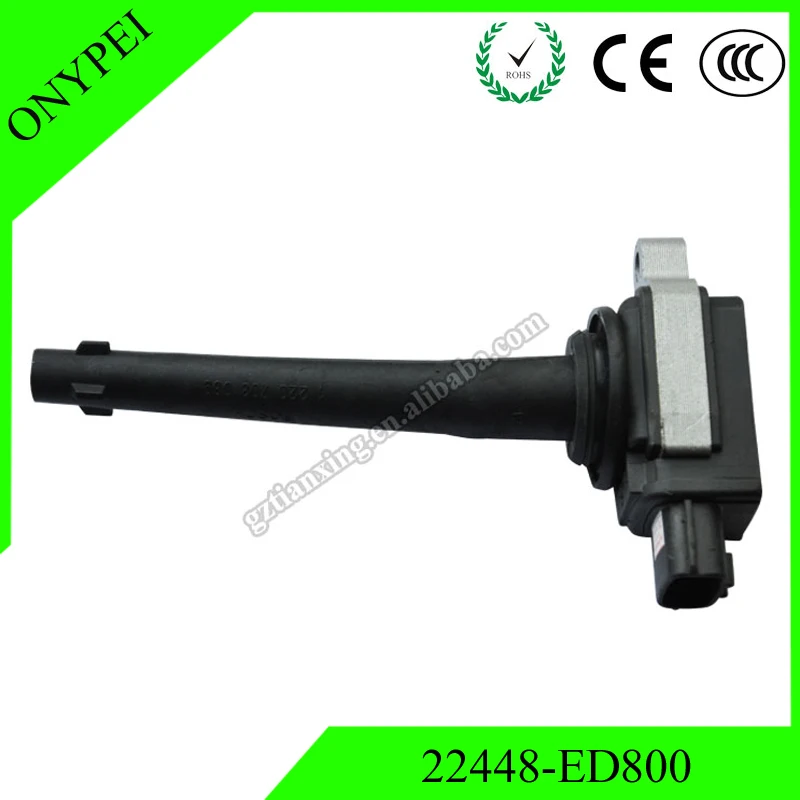 22448ED800 High Quality Ignition Coil 22448-ED800 For Nissan Sentra 2.0L Micra March Note X-Trail Tiida 22448 ED800
22448ED800 High Quality Ignition Coil 22448-ED800 For Nissan Sentra 2.0L Micra March Note X-Trail Tiida 22448 ED800