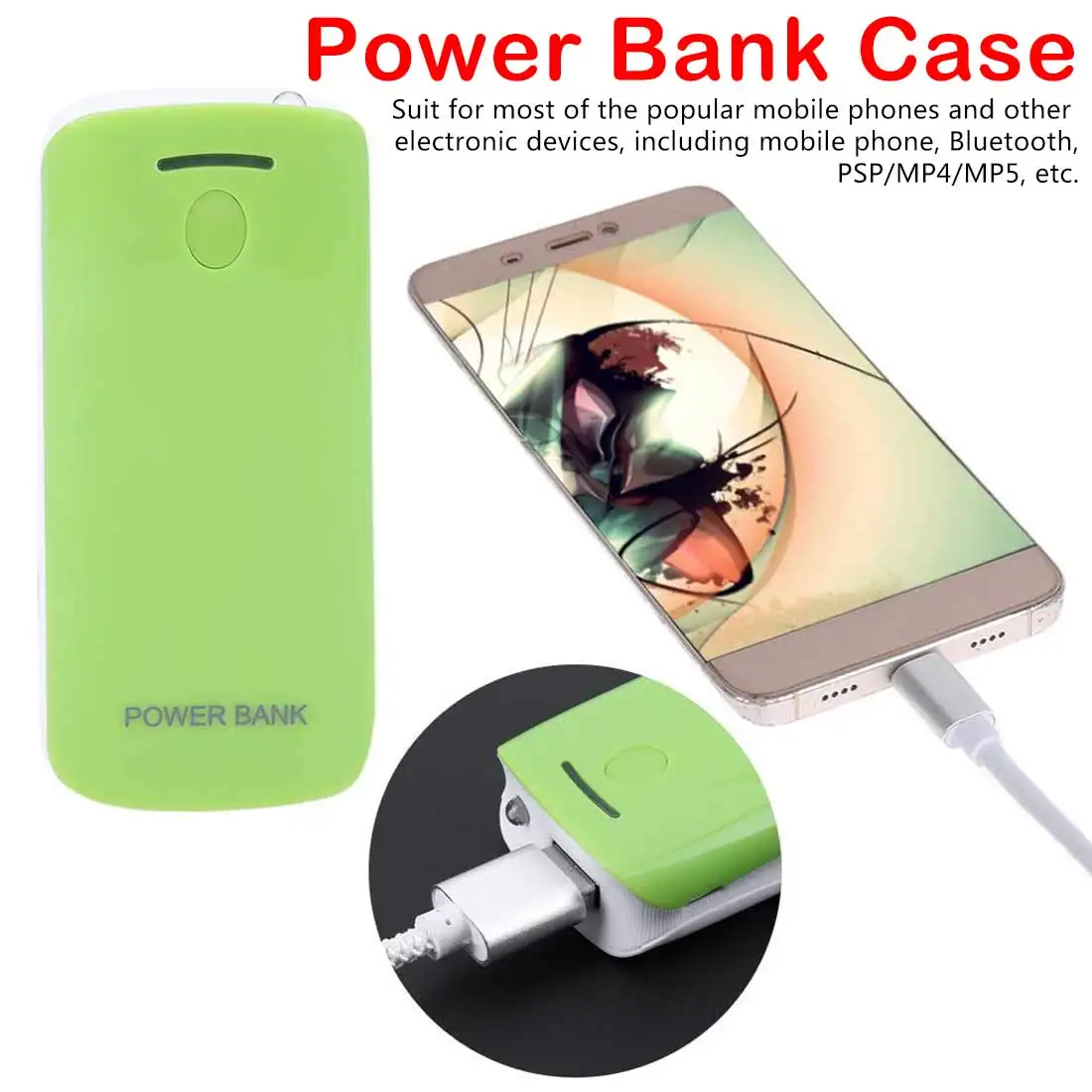 2x18650 Battery Charger External Box With LED Flashlight DIY Welding-free portable battery mobile power supply Power Bank Case
2x18650 Battery Charger External Box With LED Flashlight DIY Welding-free portable battery mobile power supply Power Bank Case