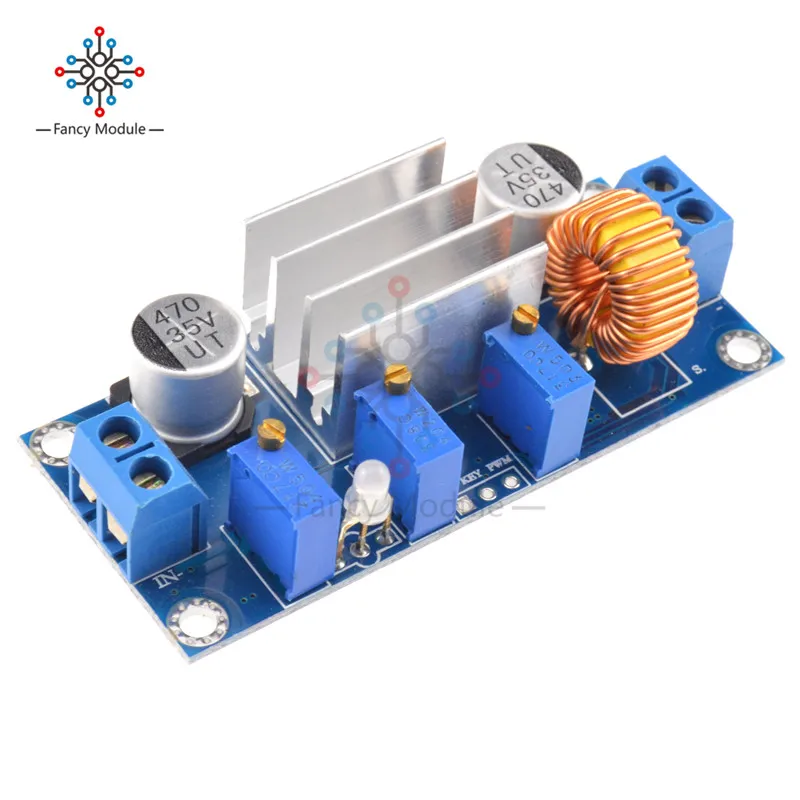 XL4005 5A CC CV Buck Step Down Buck Power Supply Module Lithium Charger for Arduino Board Adjustable Diy Electronic PCB Board
XL4005 5A CC CV Buck Step Down Buck Power Supply Module Lithium Charger for Arduino Board Adjustable Diy Electronic PCB Board