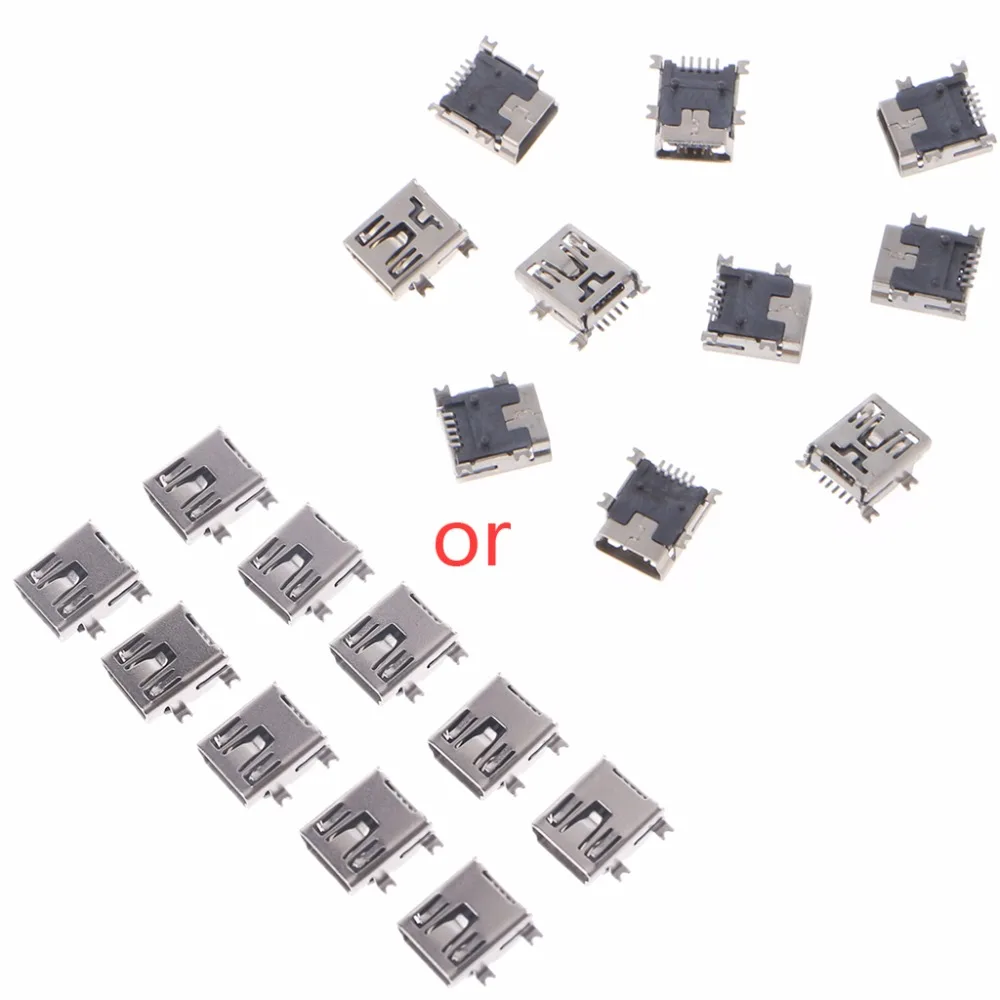 10 Pcs MINI USB Type B 5 Pin Female Socket Connector For Mobile Phone Charging O31 dropship
10 Pcs MINI USB Type B 5 Pin Female Socket Connector For Mobile Phone Charging O31 dropship
