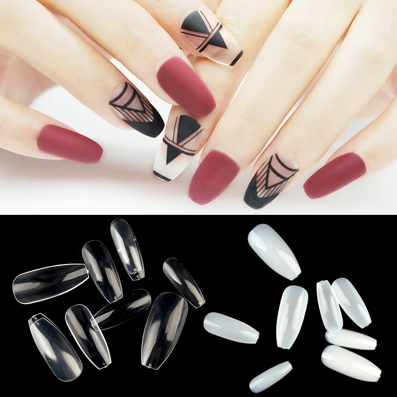 600pcs/bag Long Ballerina Nail Art Tips White/Natural/Transparent False Nails Full Cover Coffin Nails ABS Artificial Fake Nails
600pcs/bag Long Ballerina Nail Art Tips White/Natural/Transparent False Nails Full Cover Coffin Nails ABS Artificial Fake Nails