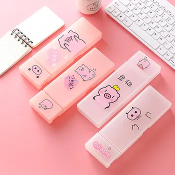Simple Pink Transparent Pencil Case Frosted Plastic Pencil Pens Storage Box Lovely Students Large Stationery Office Supplies
Simple Pink Transparent Pencil Case Frosted Plastic Pencil Pens Storage Box Lovely Students Large Stationery Office Supplies
