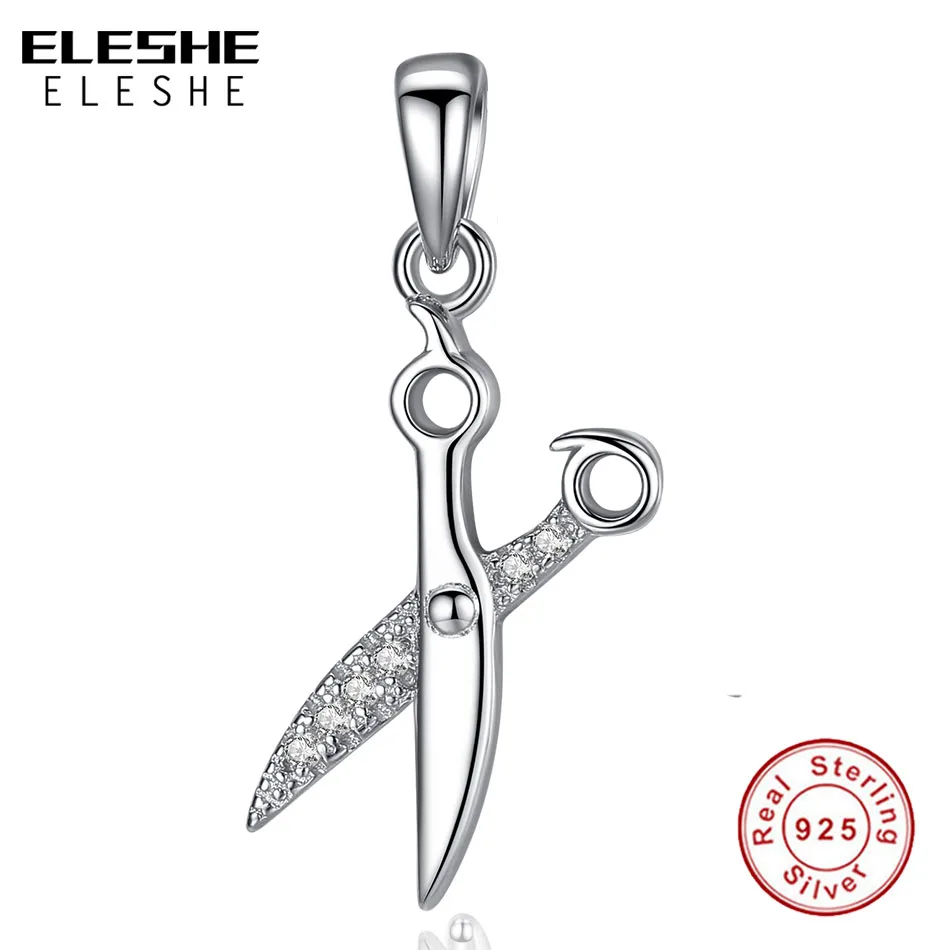 ELESHE Cute Scissors Pendant Necklace 925 Sterling Silver Jewelry for Women Anniversary Gift For Women Without a Chain
ELESHE Cute Scissors Pendant Necklace 925 Sterling Silver Jewelry for Women Anniversary Gift For Women Without a Chain