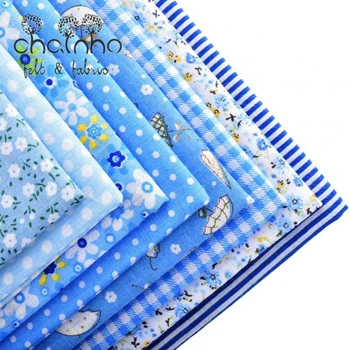Thin Cotton Fabric Patchwork For Sewing Scrapbook Cloth Fat Quarters Tissue For Quilting Needlework Pattern 50*50cm Blue 8pcs
Thin Cotton Fabric Patchwork For Sewing Scrapbook Cloth Fat Quarters Tissue For Quilting Needlework Pattern 50*50cm Blue 8pcs
