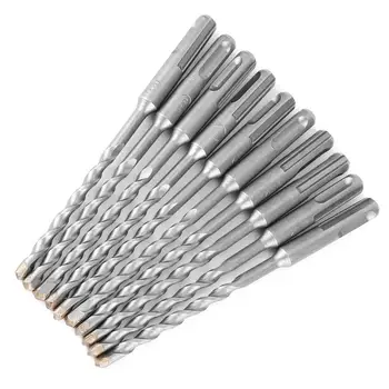 10pcs Electric Hammer Concrete Drill Bit Set Round Handle Drilling Tool 6*150mm For Masonry Concrete Rock Stone Cement Drill
10pcs Electric Hammer Concrete Drill Bit Set Round Handle Drilling Tool 6*150mm For Masonry Concrete Rock Stone Cement Drill
