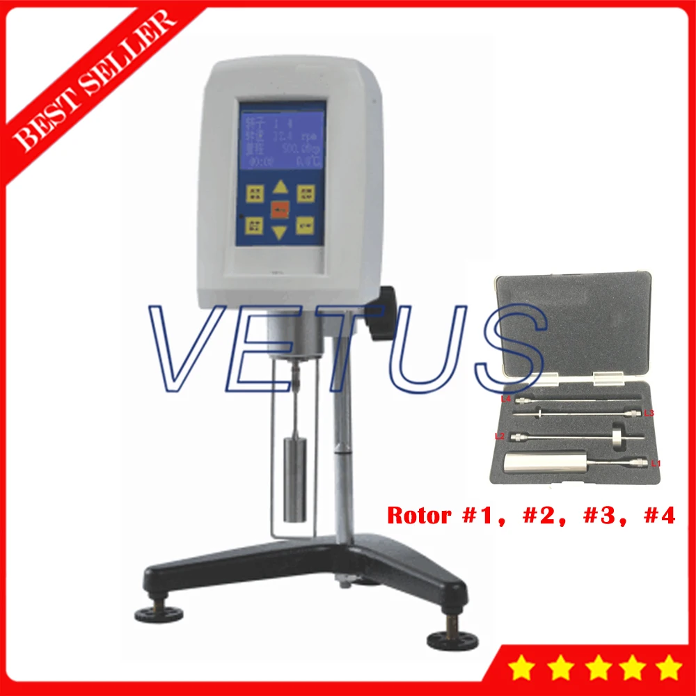 1 to 100000 CP Digital Rotary Viscosity Tester With For Oil Paint Coating pulp With Printer Interface Portable Viscometer
1 to 100000 CP Digital Rotary Viscosity Tester With For Oil Paint Coating pulp With Printer Interface Portable Viscometer