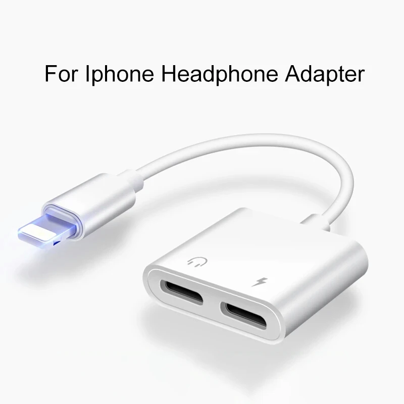 2 in 1 Audio Adapter Charging Earphone Cable For iPhone 8 7 Plus X XR Aux Jack headset For Lightning Adapter Headphone Splitter
2 in 1 Audio Adapter Charging Earphone Cable For iPhone 8 7 Plus X XR Aux Jack headset For Lightning Adapter Headphone Splitter