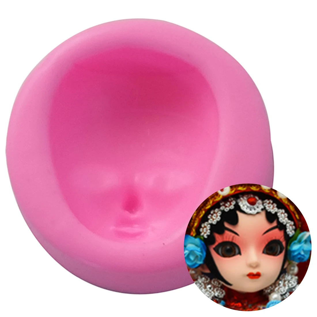 Newest Baby Face Silicone Mold Chocolate Polymer Clay Craft Molds Handmade Craft Dolls Face Mold Sugar craft Mould Baking Tools
Newest Baby Face Silicone Mold Chocolate Polymer Clay Craft Molds Handmade Craft Dolls Face Mold Sugar craft Mould Baking Tools