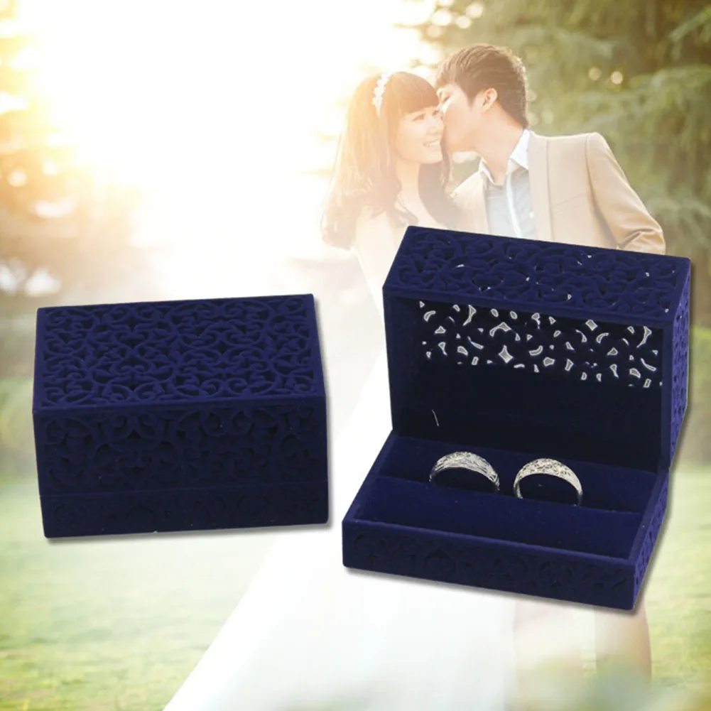 Ring Box Display Gift Storage Organizer Jewelry Hollow Engagement Wedding Holder
Ring Box Display Gift Storage Organizer Jewelry Hollow Engagement Wedding Holder