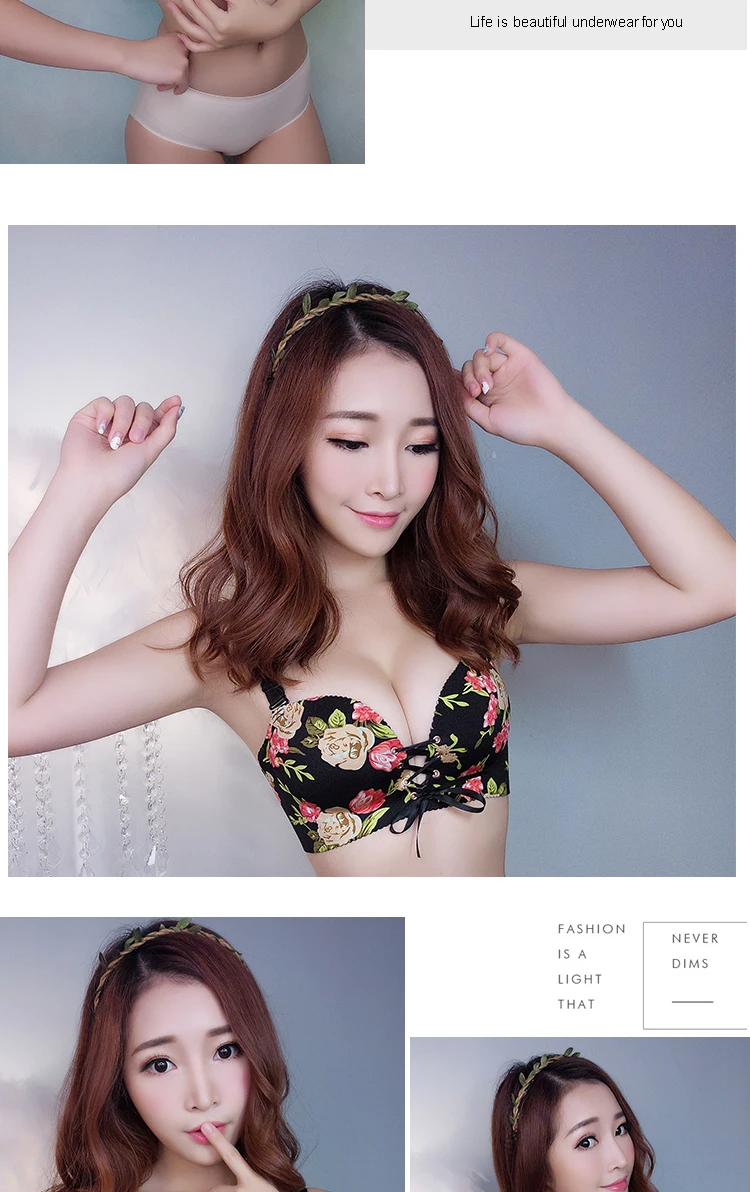 Seamless Sexy Bras Women Fashion Push Up Bra Wire Free Lingerie 3/4 Cup Bralette Cotton Underwear Brassiere Seamless Sexy Bras Women Fashion Push Up Bra Wire Free Lingerie 3/4 Cup Bralette Cotton Underwear Brassiere