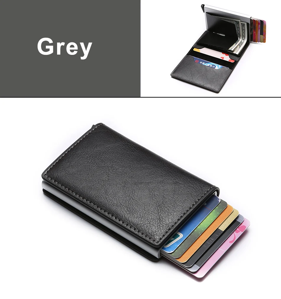 Aluminum Men Wallet ID Credit Card Holder