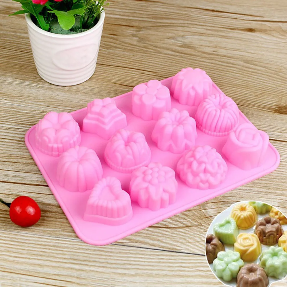 Silicone 3D Chocolate Soap Mold Cake Candy Baking Mould Baking Pan Tray Molds decorating Dining Kitchen DIY Food Accessories
Silicone 3D Chocolate Soap Mold Cake Candy Baking Mould Baking Pan Tray Molds decorating Dining Kitchen DIY Food Accessories