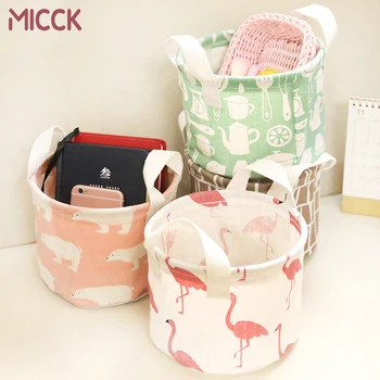 MICCK Cartoon Round Cotton Linen Desktop Storage Box Sundries Storage Bag Organizer Stationery Cosmetic Underwear Storage Basket
MICCK Cartoon Round Cotton Linen Desktop Storage Box Sundries Storage Bag Organizer Stationery Cosmetic Underwear Storage Basket