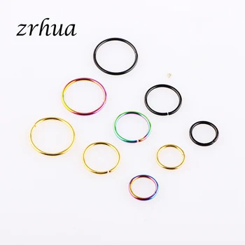 3 PCS Medical Titanium Steel Simple Hoop Nose Rings Piercing Tragus Fake Septum Ring Daith Helix Piercing Orbital Body Jewelry
3 PCS Medical Titanium Steel Simple Hoop Nose Rings Piercing Tragus Fake Septum Ring Daith Helix Piercing Orbital Body Jewelry