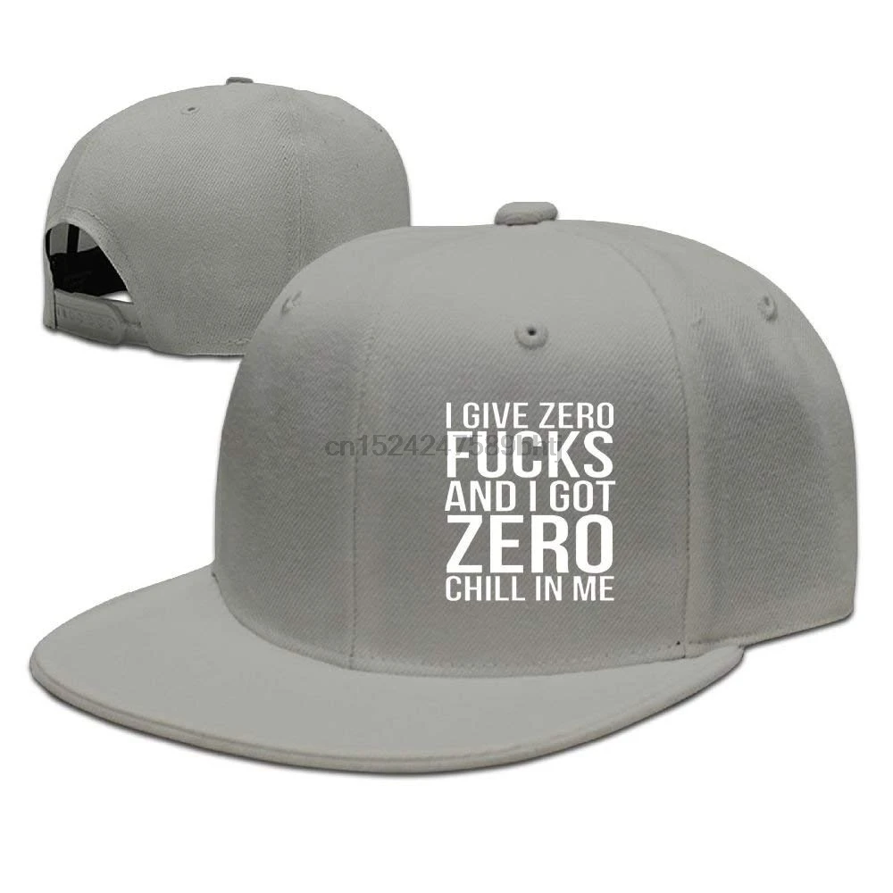 I GIVE Zero Fucks and I GOT Zero CHILL in ME New Fashion Cotton Baseball Cap Adjustable Trucker Hats for Outdoor Sport Ash
I GIVE Zero Fucks and I GOT Zero CHILL in ME New Fashion Cotton Baseball Cap Adjustable Trucker Hats for Outdoor Sport Ash