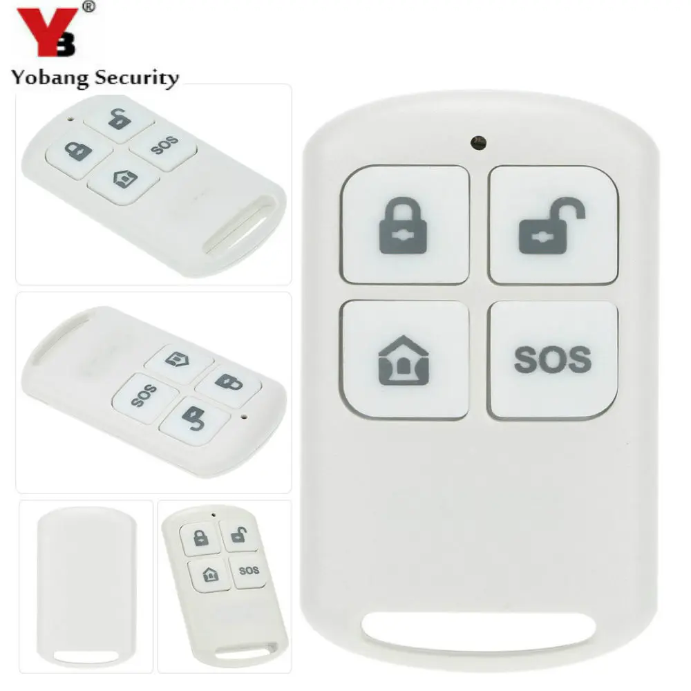 YobangSecurity 433MHz Plastic Wireless Remote Control Arm/disarm SOS Button For YB103/YB104 Home Security Alarm System
YobangSecurity 433MHz Plastic Wireless Remote Control Arm/disarm SOS Button For YB103/YB104 Home Security Alarm System