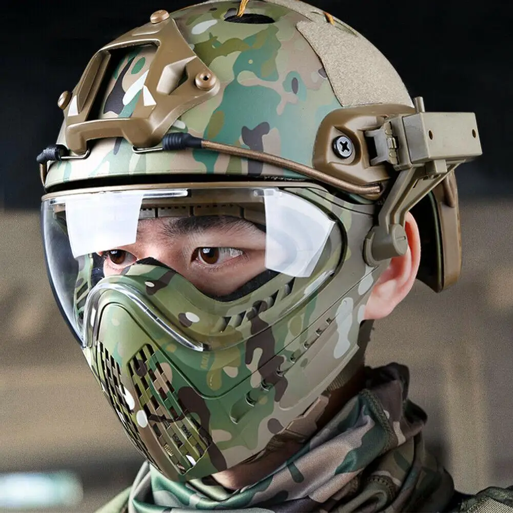 WOSPORT Tactical Airsoft Mask Hunting Mask Full Face Head-mounted /Helmet Mask MA-89
WOSPORT Tactical Airsoft Mask Hunting Mask Full Face Head-mounted /Helmet Mask MA-89