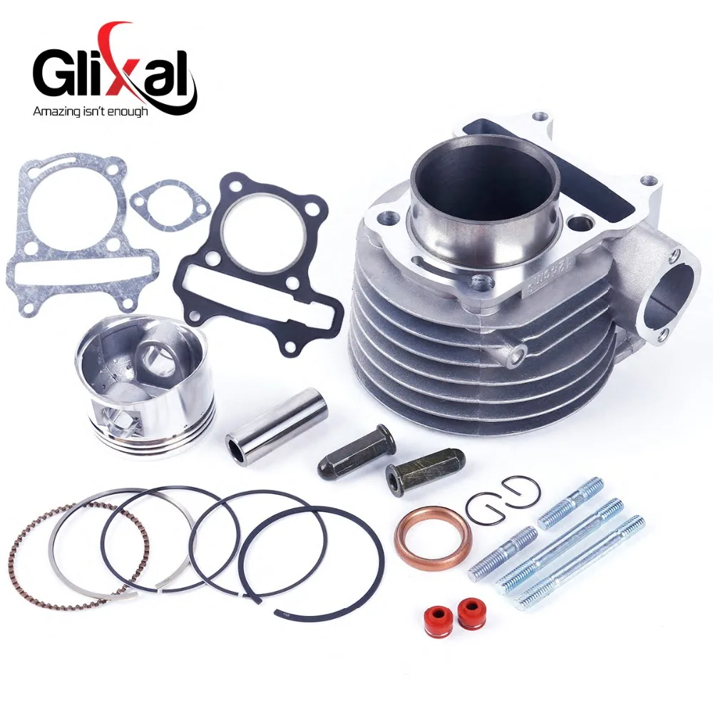 

Glixal GY6 125cc Chinese Scooter Engine 52.4mm Cylinder kit with Piston Kit for 4T 152QMI JONWAY ZNEN Roketa ATV Moped