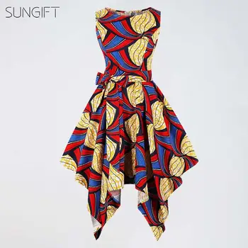 SUNGIFT African Dress For Women Dashiki African Print Sleeveless Big Size Irregular Hem Midi Dress 2019 Summer Sexy Dresses
SUNGIFT African Dress For Women Dashiki African Print Sleeveless Big Size Irregular Hem Midi Dress 2019 Summer Sexy Dresses