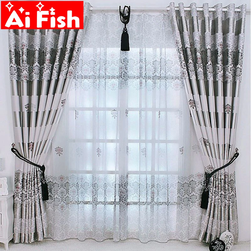Pastoral Modern Elegant Luxury Printing Shade Curtain For Living Room Sheer Curtain Fabric Curtains for Windows Drapes DF029-40
Pastoral Modern Elegant Luxury Printing Shade Curtain For Living Room Sheer Curtain Fabric Curtains for Windows Drapes DF029-40