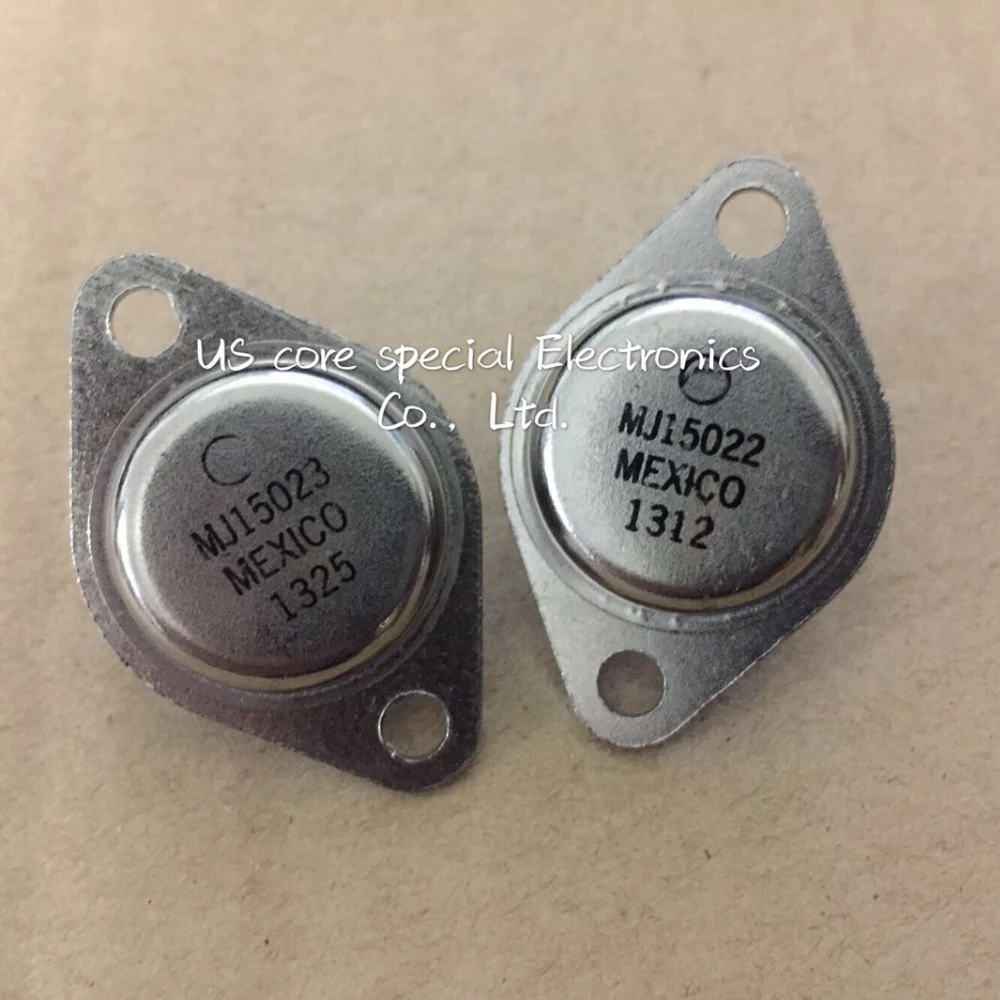 Free shipping 20pcs/lot 5pairs MJ15022 MJ15023 ( 10pcs MJ15022G and 10pcs MJ15023G )TO-3
Free shipping 20pcs/lot 5pairs MJ15022 MJ15023 ( 10pcs MJ15022G and 10pcs MJ15023G )TO-3