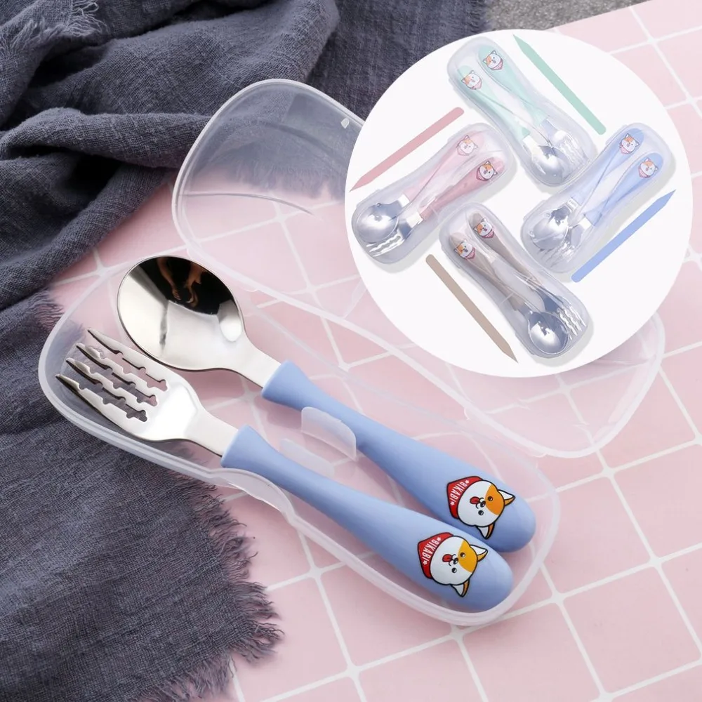 Hot Spoon Fork Set Stainless Steel Children'S Tableware Round Spoon / Fork Cartoon Spoon Fork Set
Hot Spoon Fork Set Stainless Steel Children'S Tableware Round Spoon / Fork Cartoon Spoon Fork Set