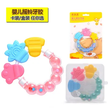 Silicone Baby Teether Environmentally Safe Bell Baby Teeth Molar Stick Baby Rattle Silicone Gel for Baby Kids Children
Silicone Baby Teether Environmentally Safe Bell Baby Teeth Molar Stick Baby Rattle Silicone Gel for Baby Kids Children