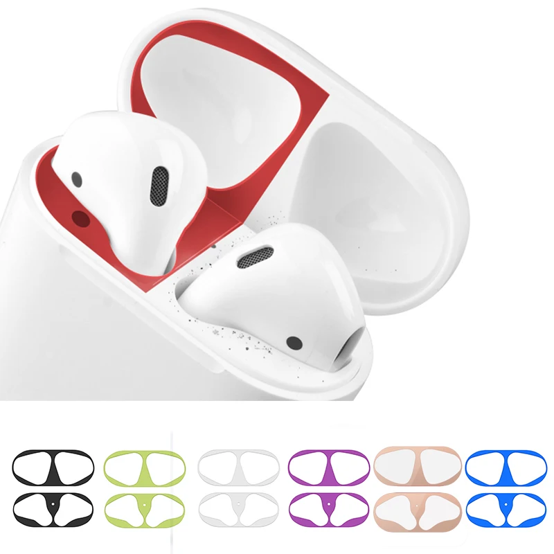 Metal Dust Guard Cover For Apple Airpods Earphone Cases Protective Sticker For Airpods Earphone Case Shell Gold Plating Stickers
Metal Dust Guard Cover For Apple Airpods Earphone Cases Protective Sticker For Airpods Earphone Case Shell Gold Plating Stickers