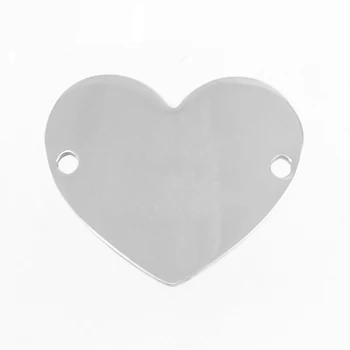 Stainless Steel 2 Inner Hole Tag Mini Heart Pendant Blank Charm for Printing Both Sides Mirror Polish DIY Wholesale 100pcs
Stainless Steel 2 Inner Hole Tag Mini Heart Pendant Blank Charm for Printing Both Sides Mirror Polish DIY Wholesale 100pcs