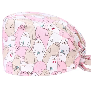 Seals Pink Surgical Caps Medical Hats Scrub Cap for Women 100% Cotton Veterinary Work Skull Caps with Sweatband Dentist Hats
Seals Pink Surgical Caps Medical Hats Scrub Cap for Women 100% Cotton Veterinary Work Skull Caps with Sweatband Dentist Hats