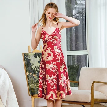 Wasteheart Women Fashion Red Blue Sexy Sleepwear Backless Faux Silk Lace V Neck Nightwear Sleepshirts Nightgown Female Gown
Wasteheart Women Fashion Red Blue Sexy Sleepwear Backless Faux Silk Lace V Neck Nightwear Sleepshirts Nightgown Female Gown