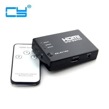 3 Ports HDMI 1.3b 1080p HDTV Splitter Switcher 3x1 Auto Switch 3-In-1-Out With Remote Selecter
3 Ports HDMI 1.3b 1080p HDTV Splitter Switcher 3x1 Auto Switch 3-In-1-Out With Remote Selecter