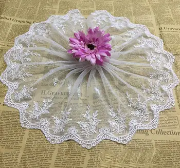 15Yard 19cm Embroidered White Flower Fabric Trim Ribbon For Apparel Sewing DIY Bridal Barbie Doll Dress Window curtains Sofa
15Yard 19cm Embroidered White Flower Fabric Trim Ribbon For Apparel Sewing DIY Bridal Barbie Doll Dress Window curtains Sofa